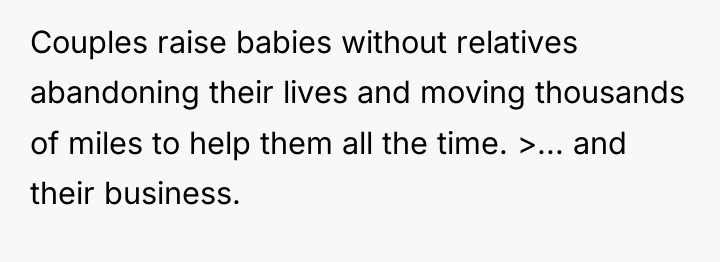 Couples raise babies without relatives abandoning their lives and moving...