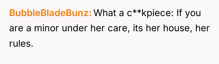 BubbleBladeBunz What a c**kpiece: If you are a minor under...