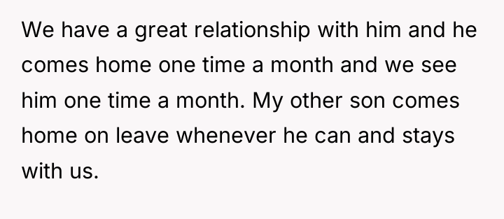 We have a great relationship with him and he comes...