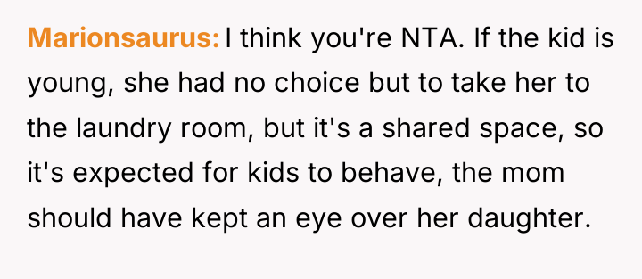 Marionsaurus I think you're NTA. If the kid is young,...