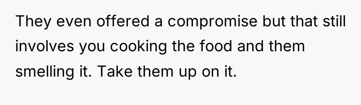 They even offered a compromise but that still involves you...