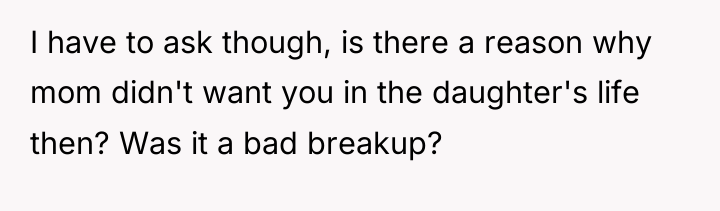 I have to ask though, is there a reason why...