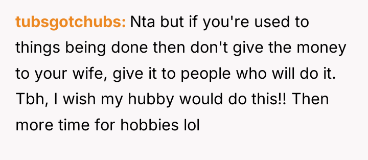 tubsgotchubs Nta but if you're used to things being done...