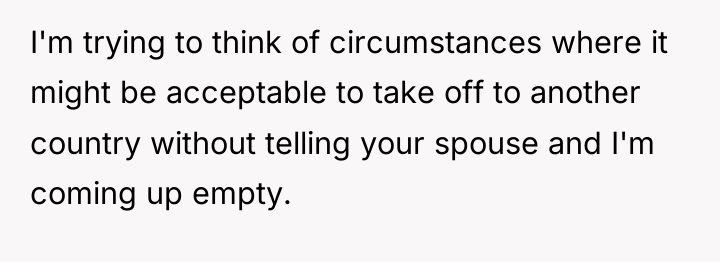I'm trying to think of circumstances where it might be...