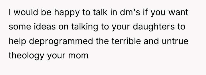 I would be happy to talk in dm's if you...