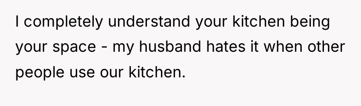 I completely understand your kitchen being your space - my...