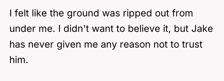 I felt like the ground was ripped out from under...