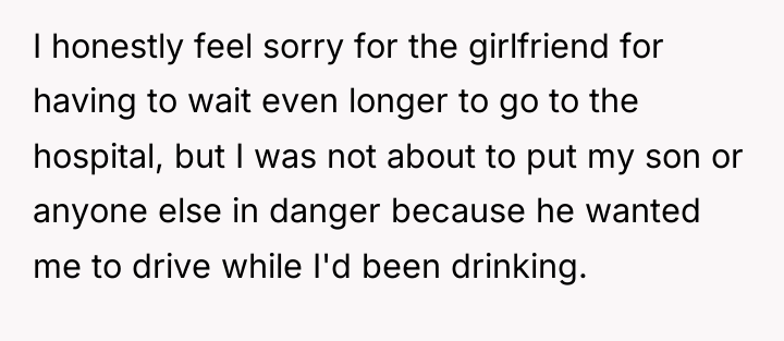 I honestly feel sorry for the girlfriend for having to...