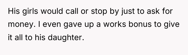 His girls would call or stop by just to ask...