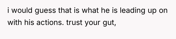 i would guess that is what he is leading up...