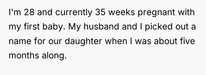 I'm 28 and currently 35 weeks pregnant with my first...
