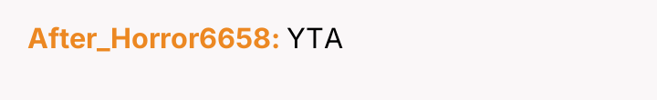 After_Horror6658 YTA
