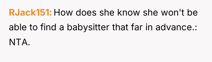 RJack151 How does she know she won't be able to...