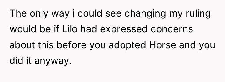 The only way i could see changing my ruling would...