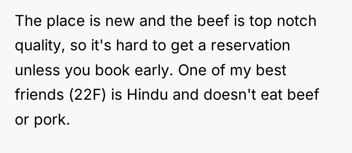 The place is new and the beef is top notch...