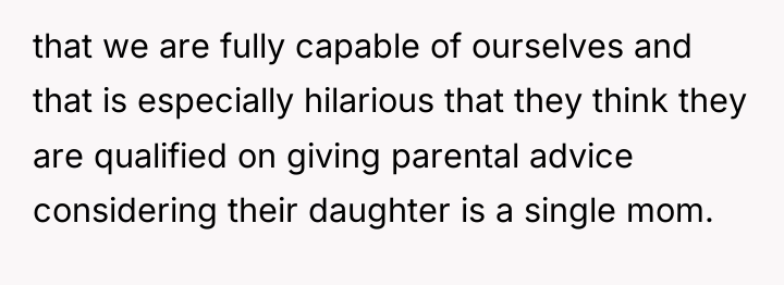 that we are fully capable of ourselves and that is...