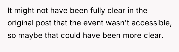 It might not have been fully clear in the original...