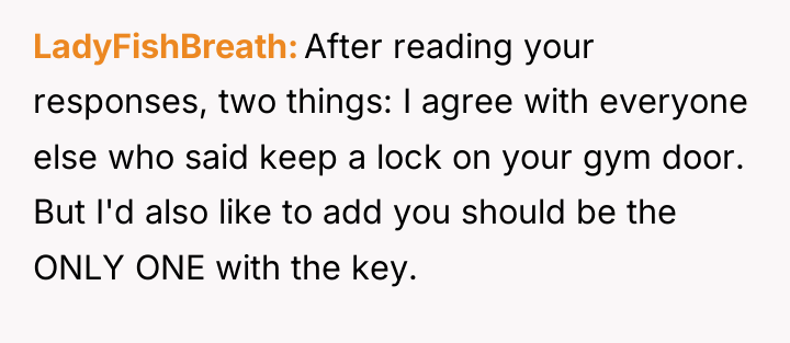 LadyFishBreath After reading your responses, two things: I agree with...