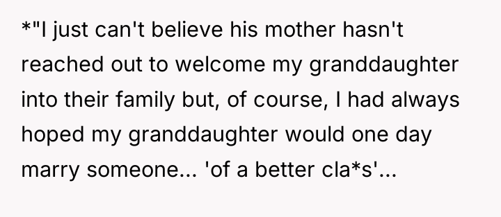 *"I just can't believe his mother hasn't reached out to...