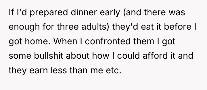 If I'd prepared dinner early (and there was enough for...
