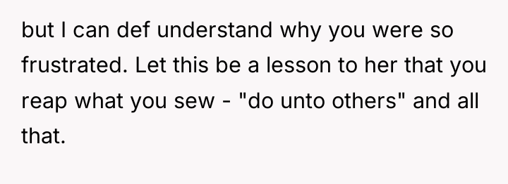 but I can def understand why you were so frustrated....