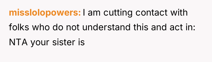 misslolopowers I am cutting contact with folks who do not...
