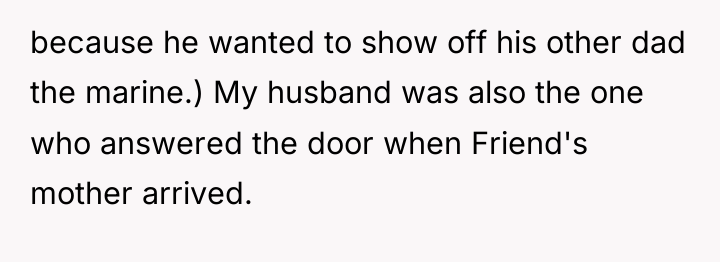 because he wanted to show off his other dad the...