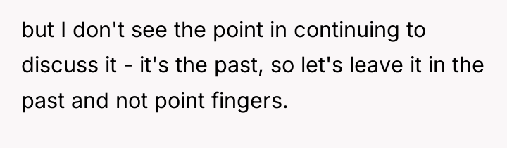 but I don't see the point in continuing to discuss...