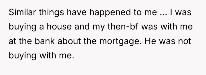 Similar things have happened to me ... I was buying...