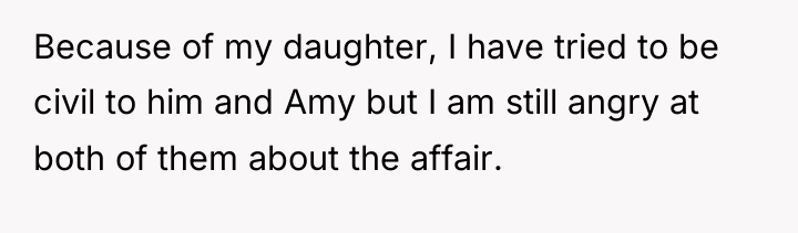Because of my daughter, I have tried to be civil...