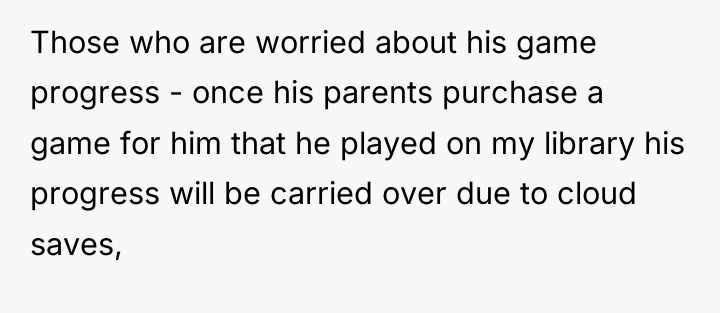 Those who are worried about his game progress - once...