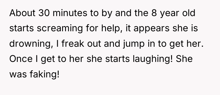 About 30 minutes to by and the 8 year old...