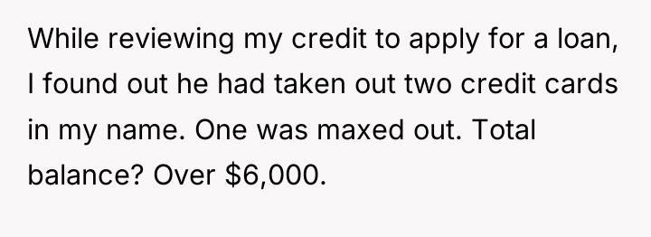 While reviewing my credit to apply for a loan, I...