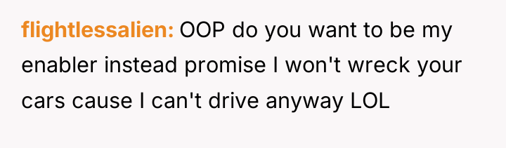 flightlessalien OOP do you want to be my enabler instead...