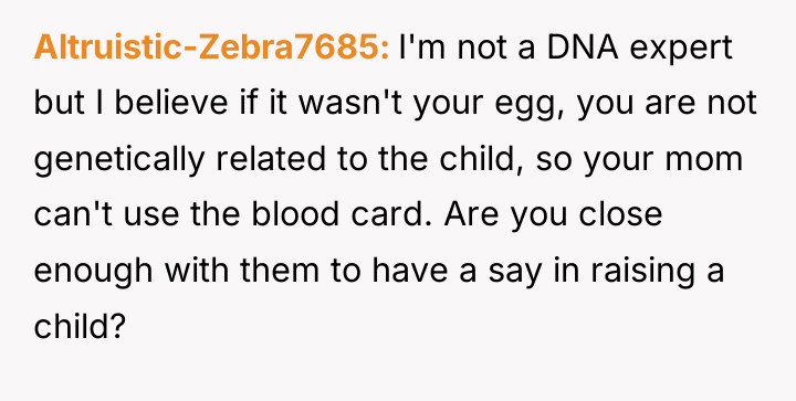 Altruistic-Zebra7685 I'm not a DNA expert but I believe if...