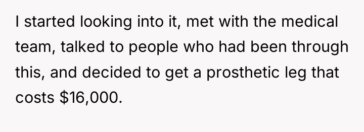 I started looking into it, met with the medical team,...