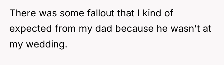 There was some fallout that I kind of expected from...