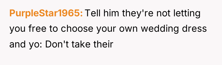 PurpleStar1965 Tell him they're not letting you free to choose...