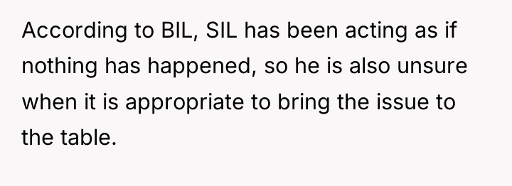 According to BIL, SIL has been acting as if nothing...