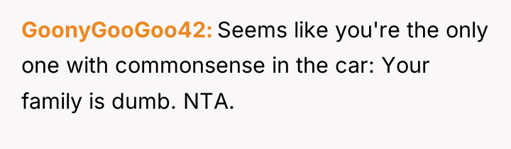 GoonyGooGoo42 Seems like you're the only one with commonsense in...