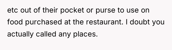 etc out of their pocket or purse to use on...