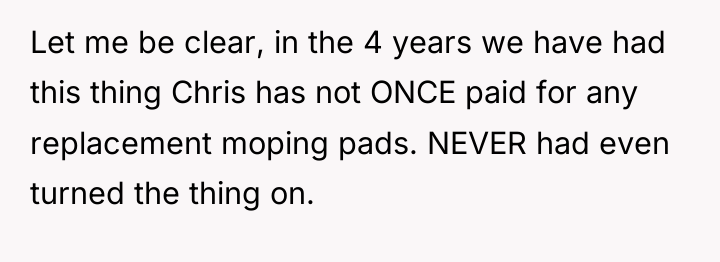 Let me be clear, in the 4 years we have...