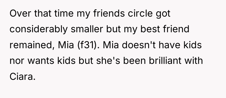 Over that time my friends circle got considerably smaller but...