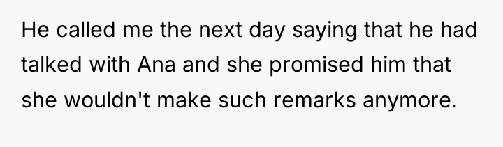 He called me the next day saying that he had...