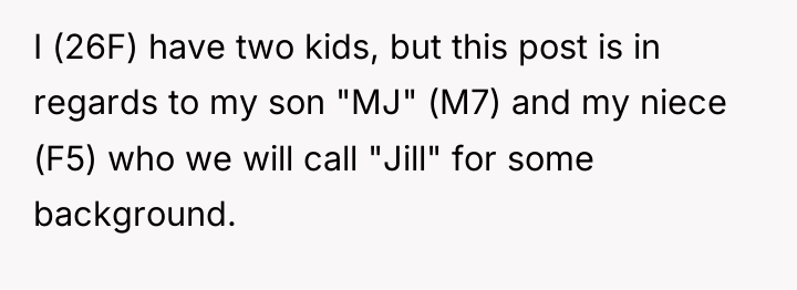 I (26F) have two kids, but this post is in...