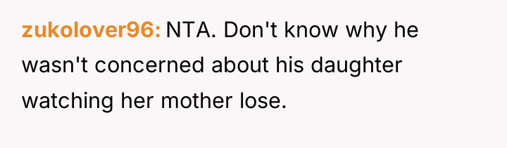 zukolover96 NTA. Don't know why he wasn't concerned about his...