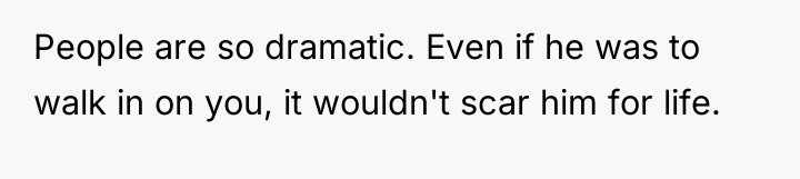 People are so dramatic. Even if he was to walk...