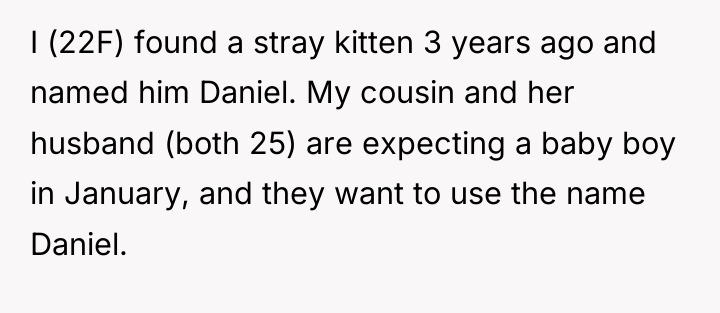 I (22F) found a stray kitten 3 years ago and...
