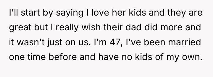 I'll start by saying I love her kids and they...