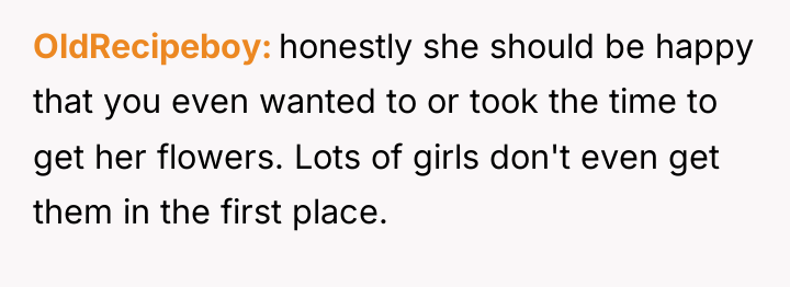 OldRecipeboy honestly she should be happy that you even wanted...